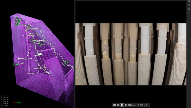 HRSG Superheater Face Inspection